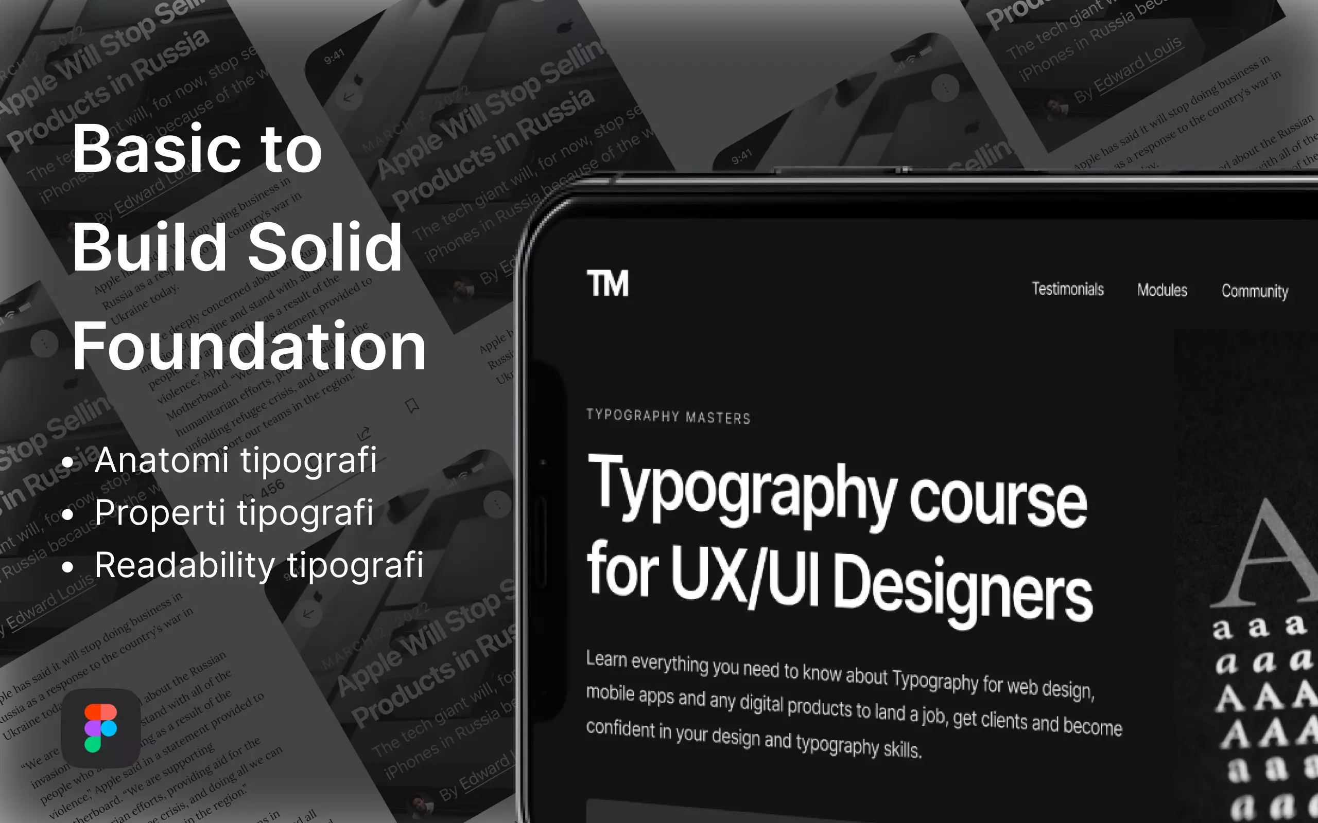 Foto kelas Typography for UI/UX: Basic to Build Solid Foundation