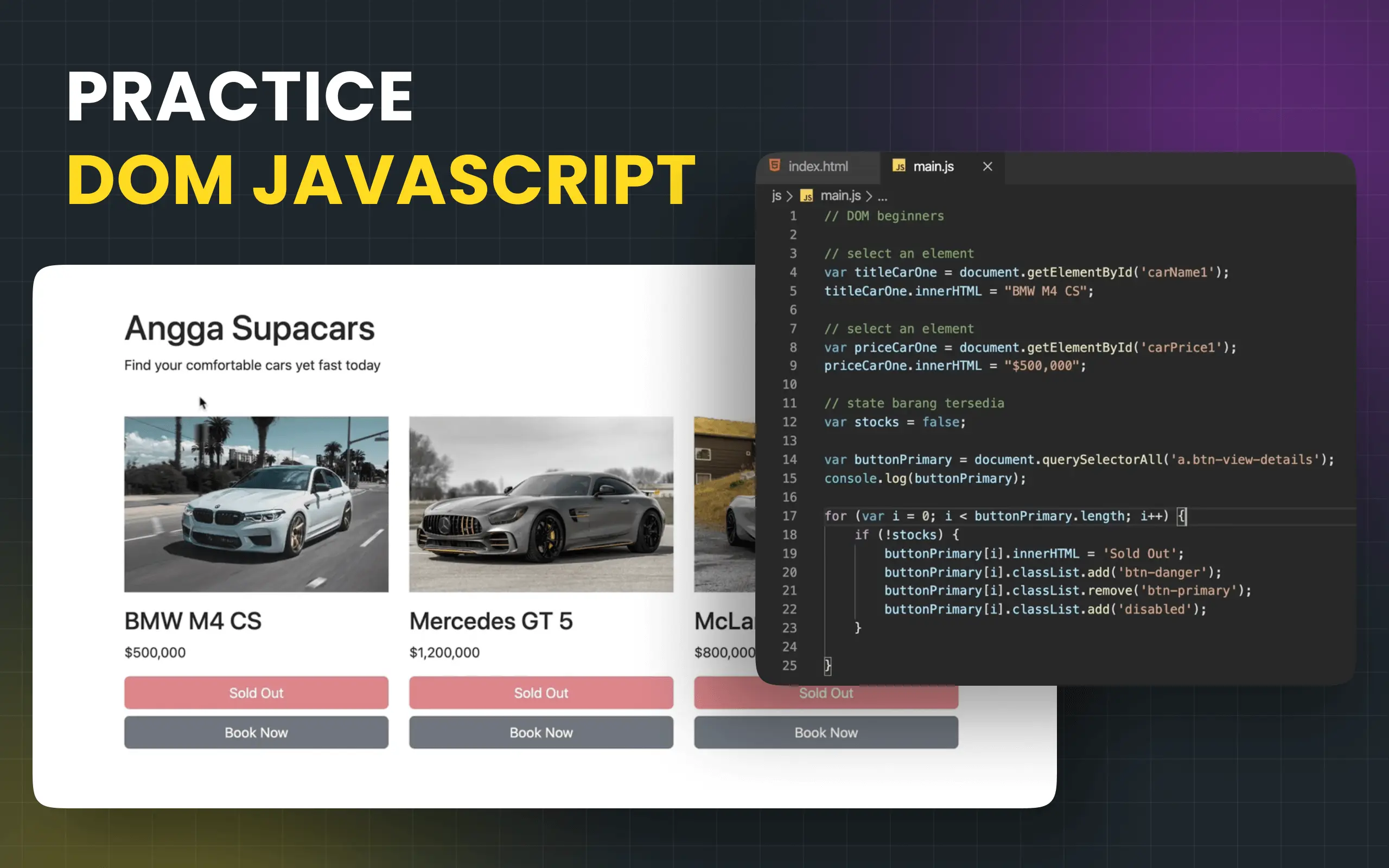 Foto kelas Complete JavaScript Fundamentals: Website Development
