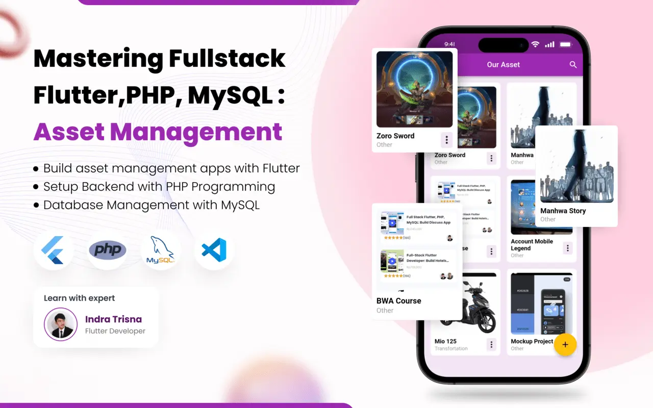 Kelas Online Full Stack Flutter, PHP, MySQL: Asset Management ...