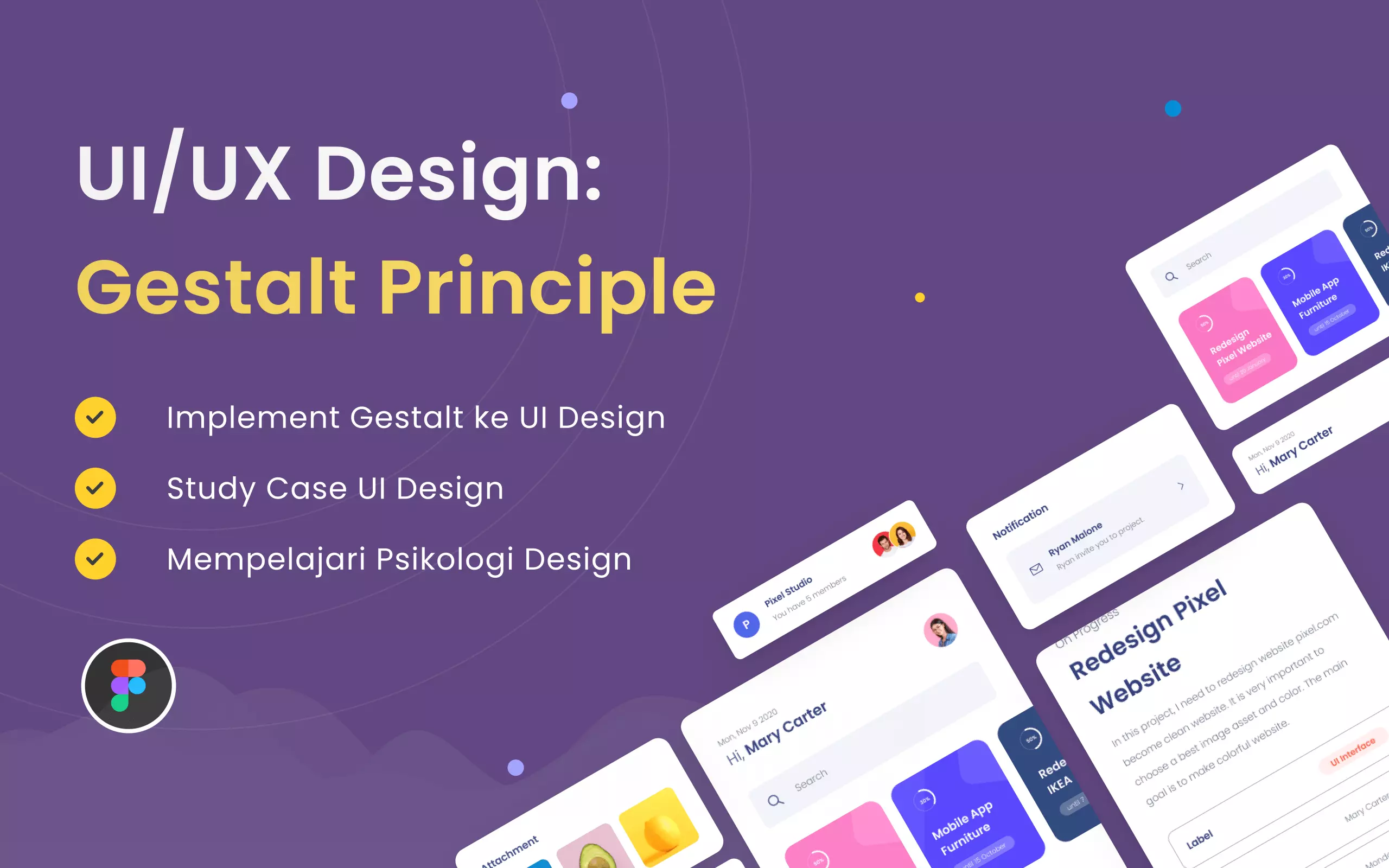Foto kelas UI/UX Design: Gestalt Principle