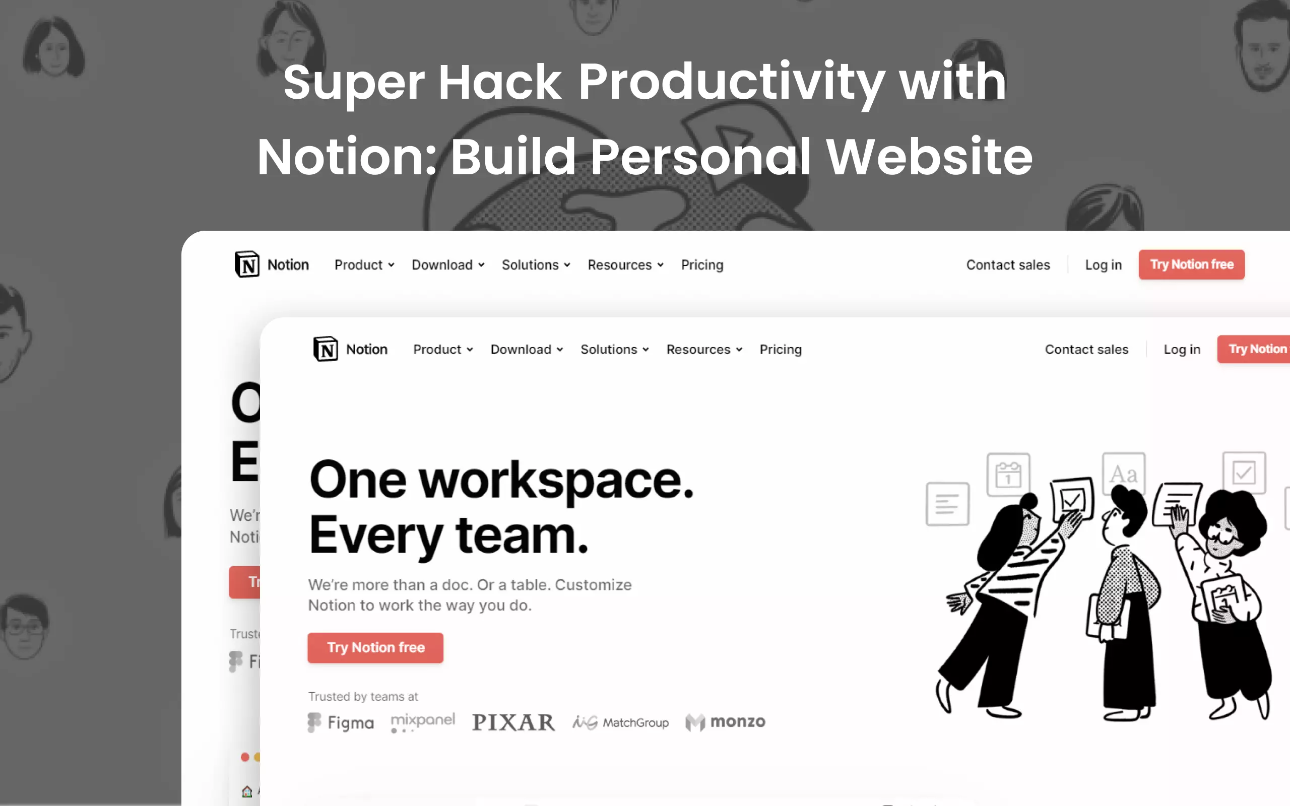 Foto kelas Super Hack Productivity with Notion: Build Personal Website