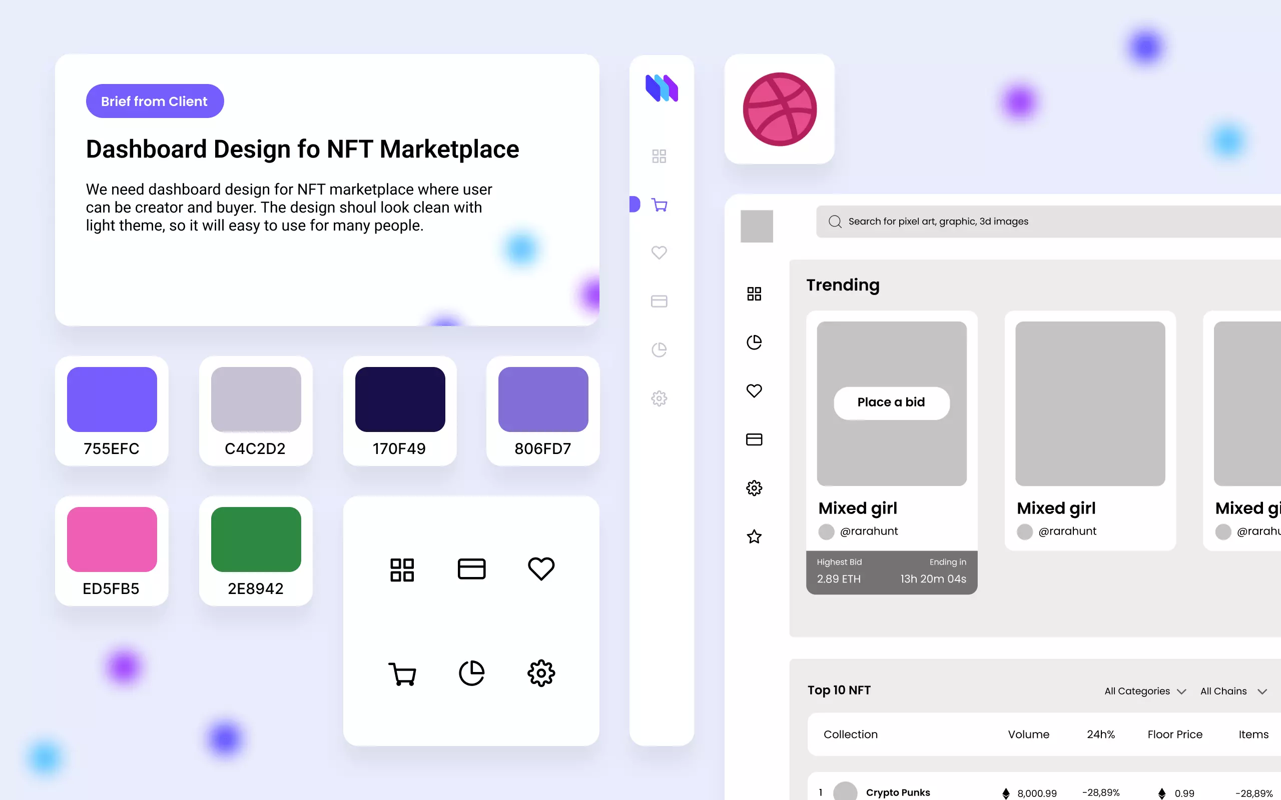 Foto kelas Designing UI for NFT Marketplace Dashboard