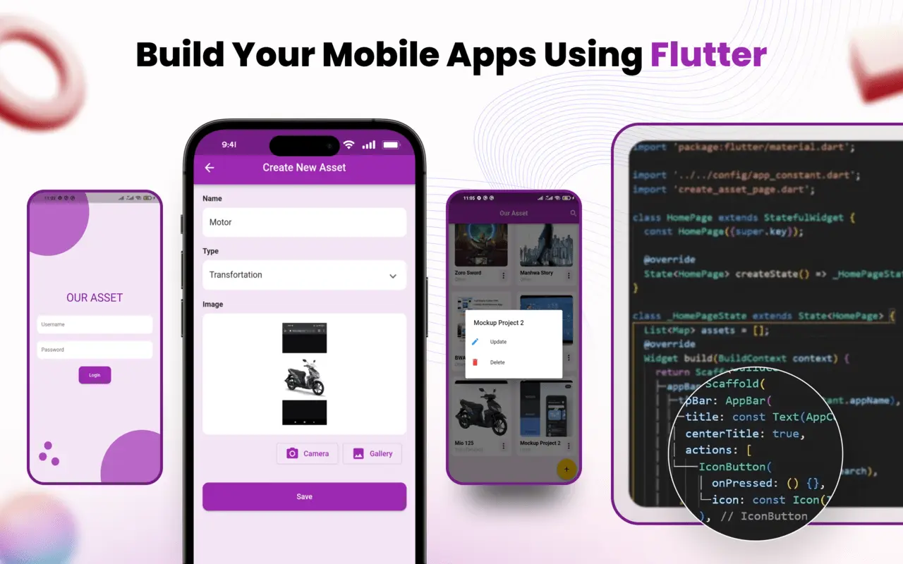 Kelas Online Full Stack Flutter, PHP, MySQL: Asset Management ...