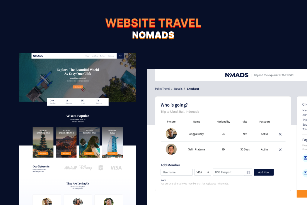 Hasil karya NOMADS di BuildWithAngga