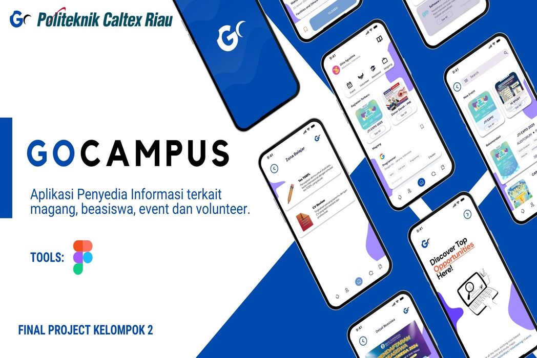 Hasil karya UI/UX GoCampus di BuildWithAngga