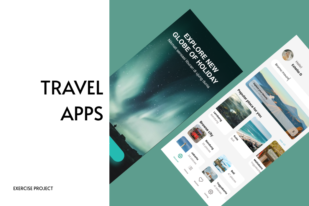 Hasil karya Latihan : Travel Apps di BuildWithAngga