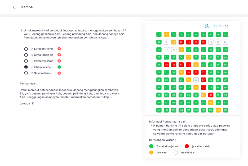 Hasil karya GASCPNS - Platform Tryout CPNS di BuildWithAngga