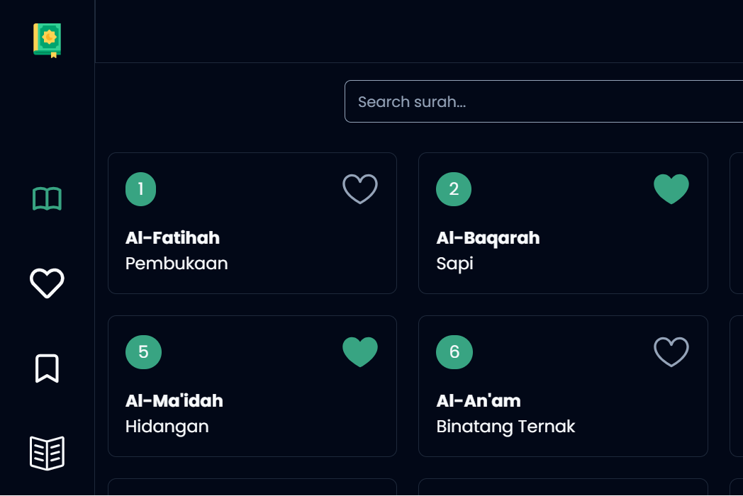 Hasil karya Alquran belajar di BuildWithAngga