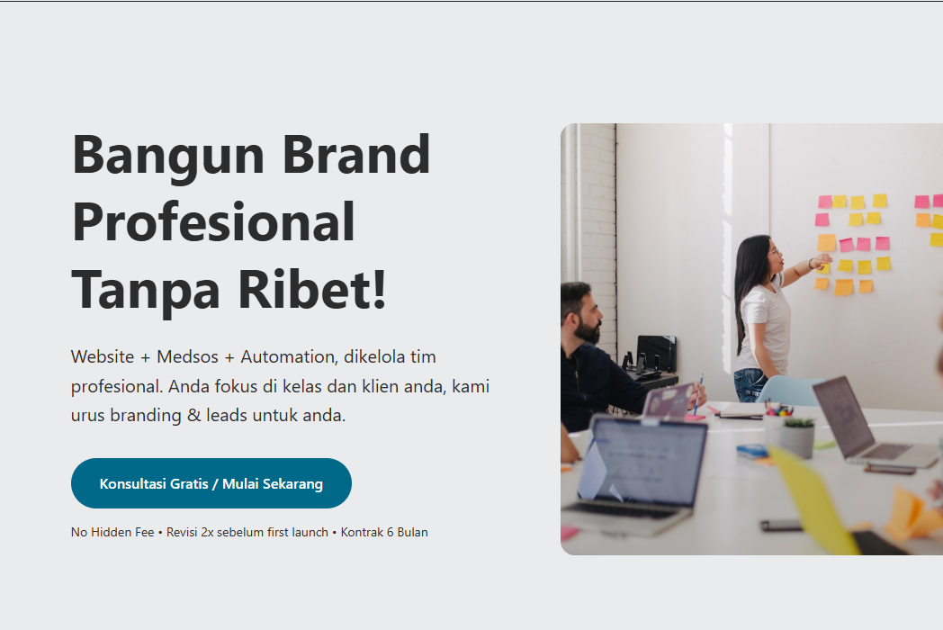 Hasil karya Amplify Auto-Branding System belajar di BuildWithAngga