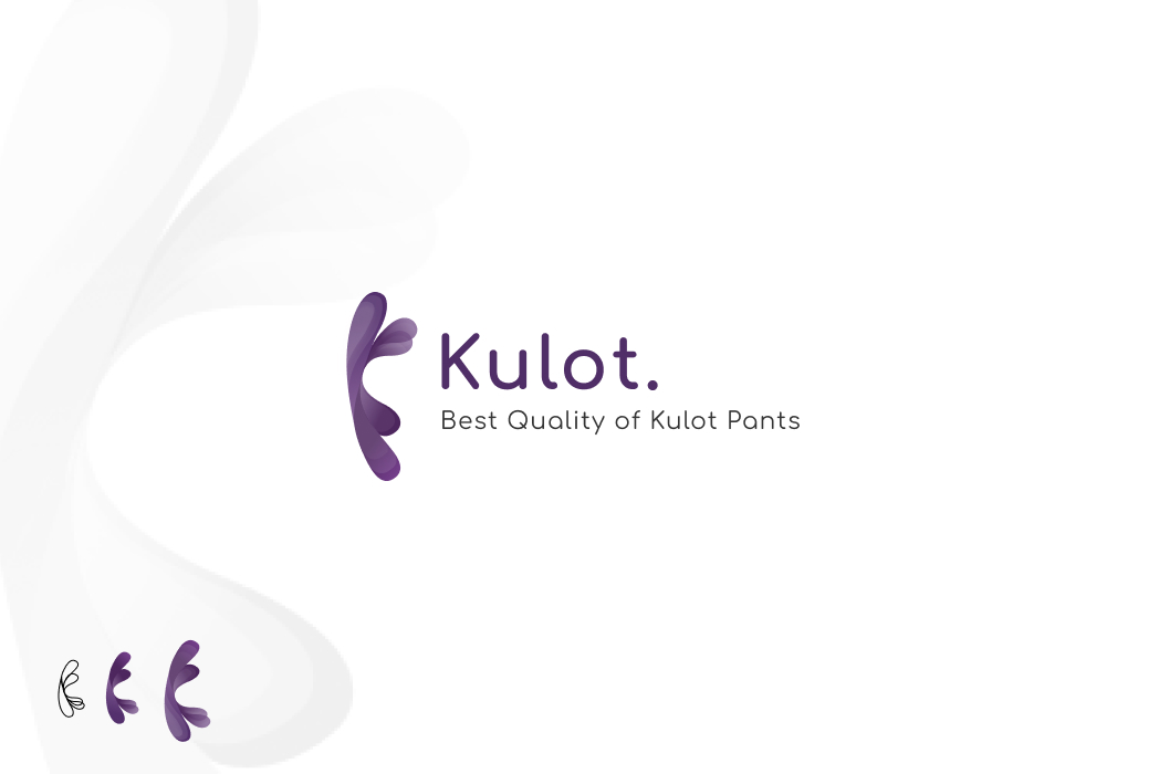 Hasil karya projek Kulot. Logo Design belajar design dan code di BuildWithAngga