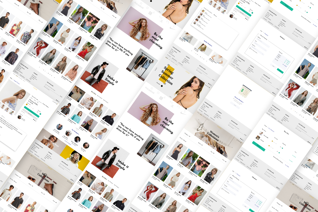 Hasil karya projek CAVSE Fashion Store belajar design dan code di BuildWithAngga
