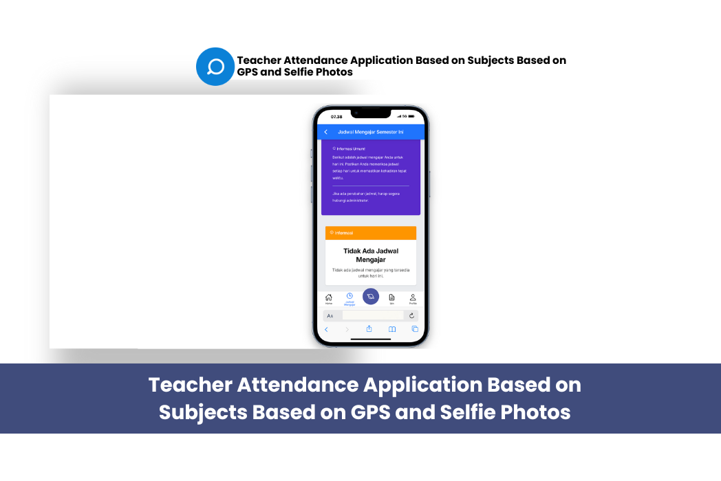 Hasil karya Sistem Informasi Absensi Guru Berdasarkan Mapel Menggunakan Foto Selfie dan GPS di BuildWithAngga