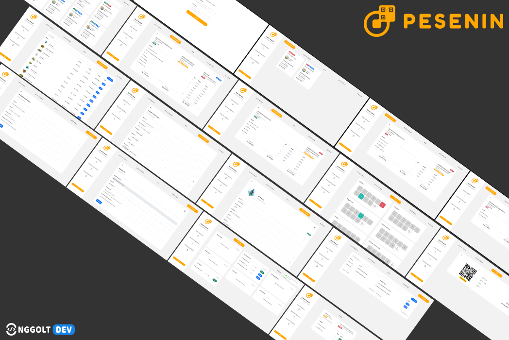 Hasil karya Pesenin App - Dashboard di BuildWithAngga
