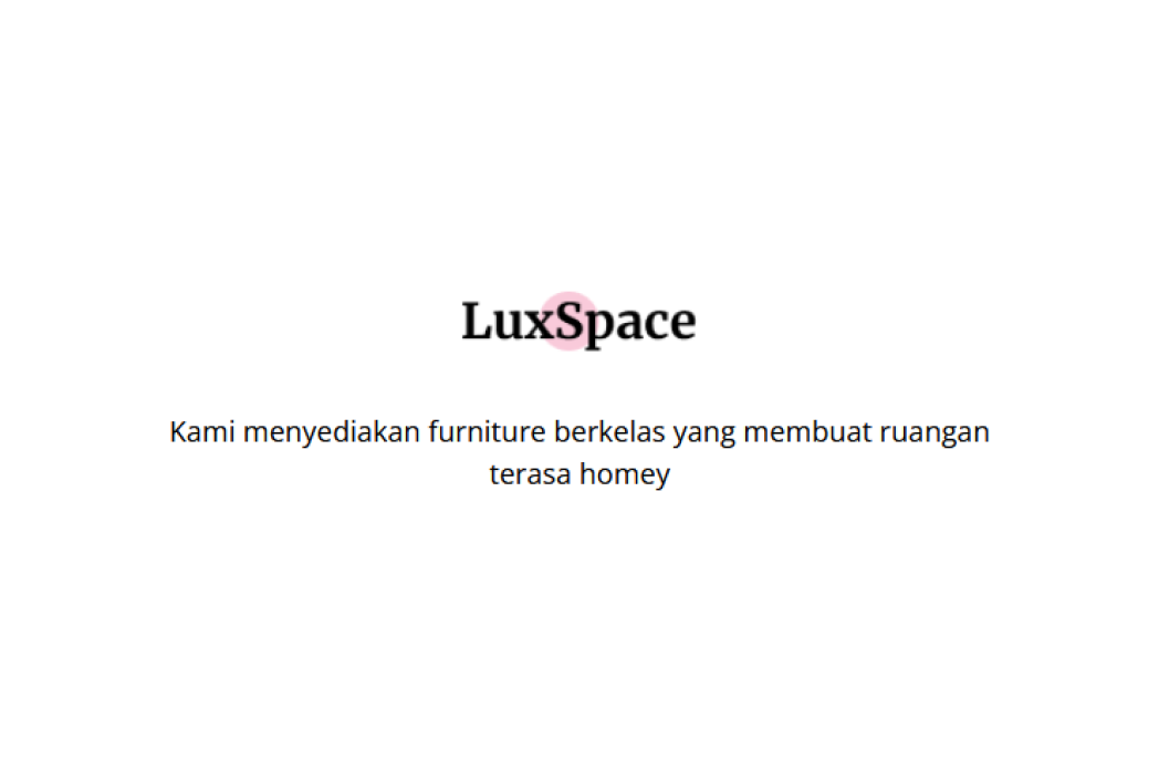 Hasil karya Luxspace - Progressive Web App di BuildWithAngga