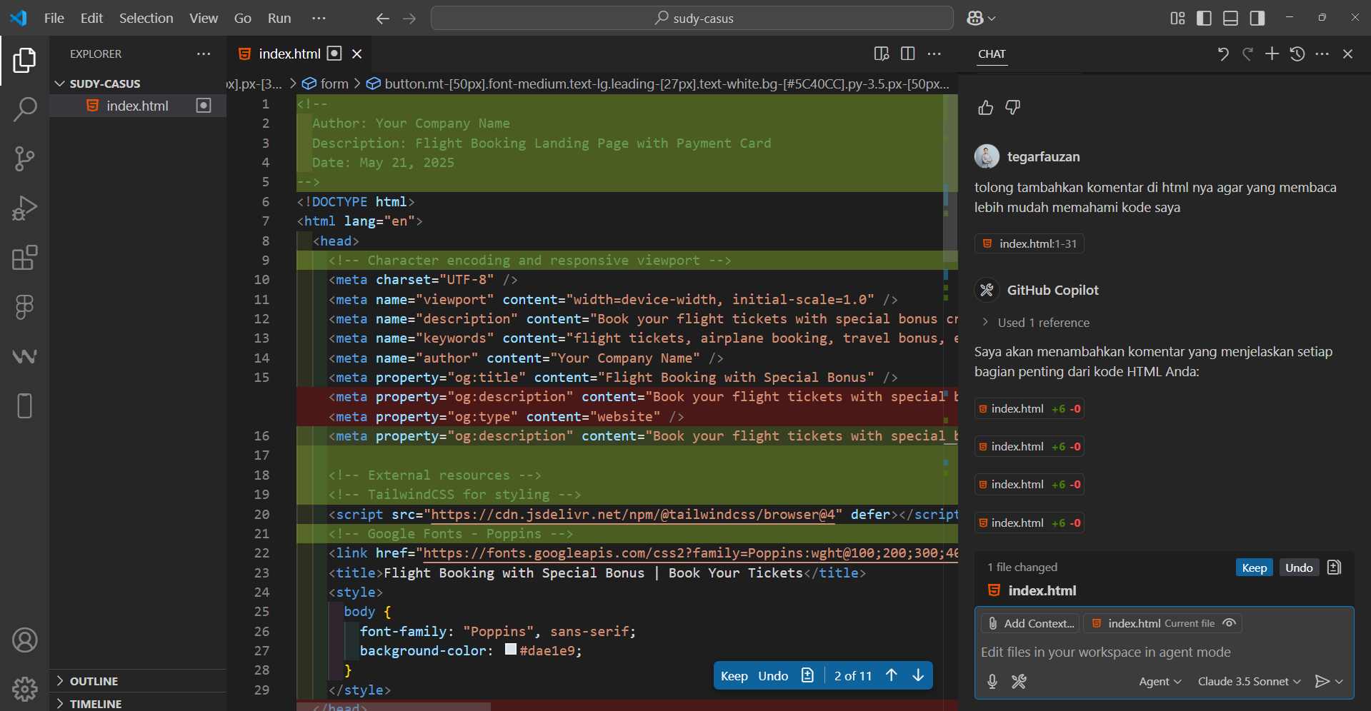Kelas Finishing Kode dengan Copilot AI: Improve, Debug, Beri Komentar, dan Deploy ke GitHub di BuildWithAngga