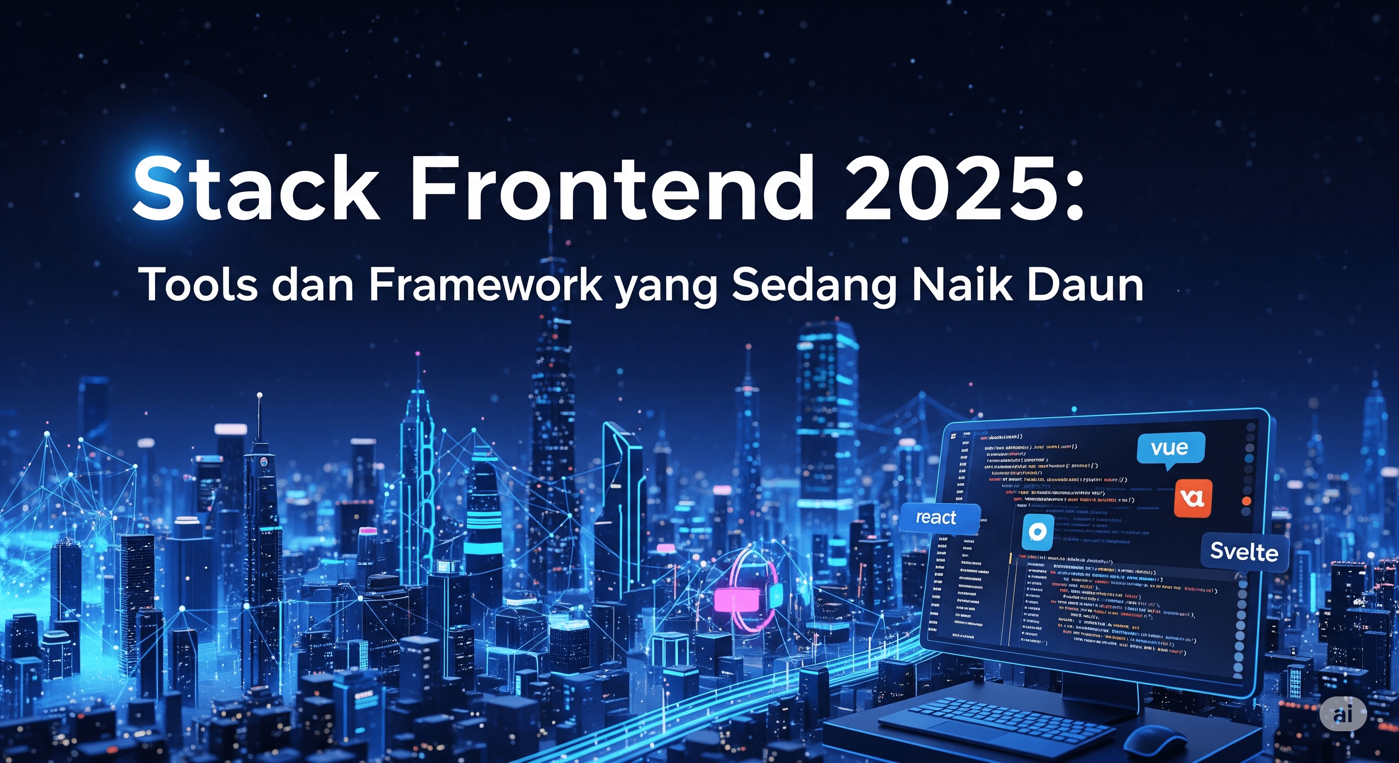 Kelas Stack Frontend 2025: Tools dan Framework yang Sedang Naik Daun di BuildWithAngga