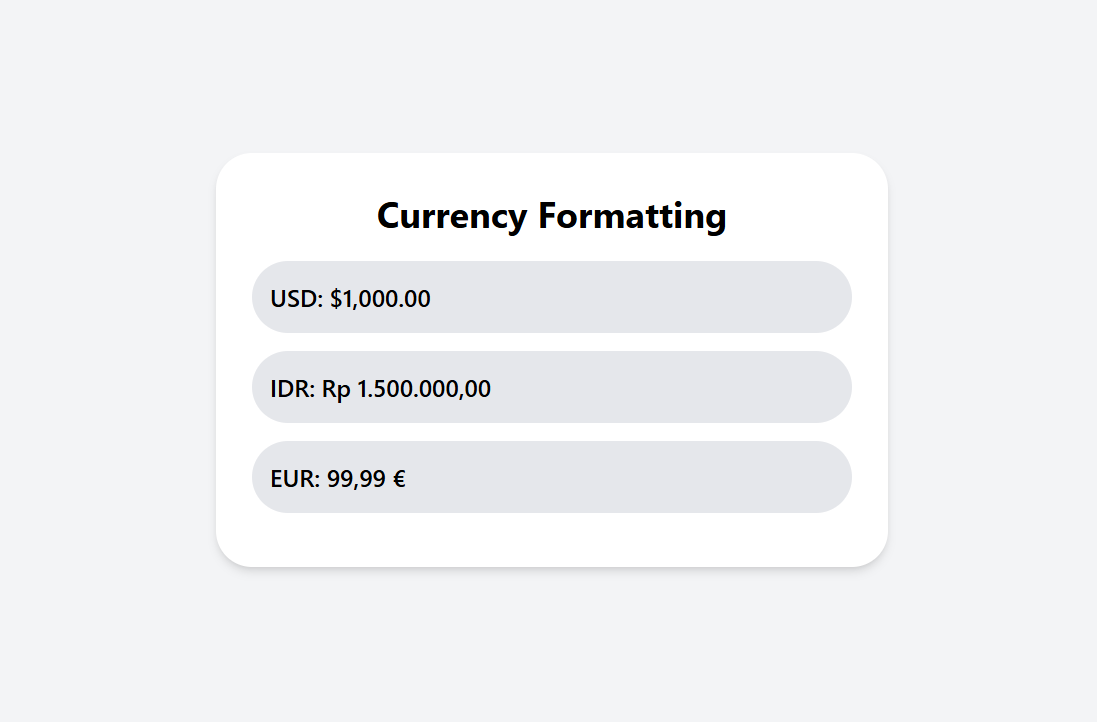 Kelas Cara Mengubah Angka Menjadi Format Mata Uang (Dollar, Rupiah, dan lain-lain) dengan JavaScript di BuildWithAngga
