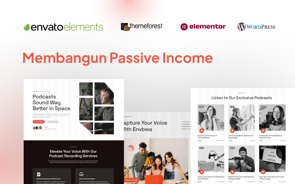 Kelas Elementor & Envato Mastery: Build a Passive Income from Selling Templates di BuildWith Angga
