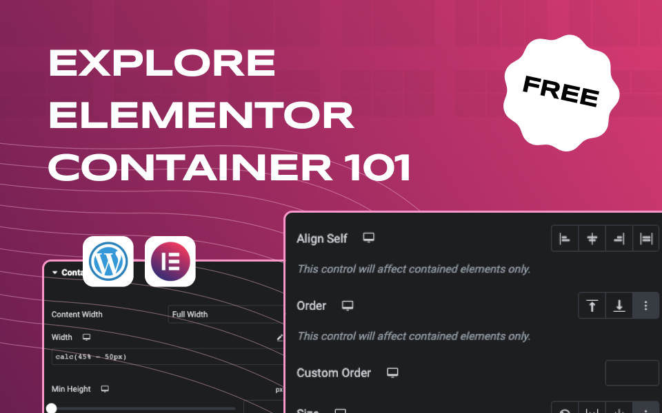 Kelas Elementor Container Flexbox 101 di BuildWithAngga