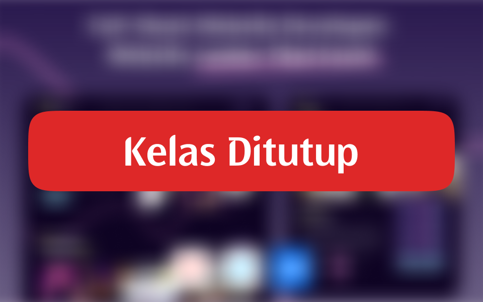 Kelas FWD x Niagahoster - Kelas Ditutup di BuildWithAngga