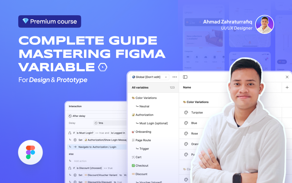 Kelas Complete Guide Mastering Figma Variable for Design Prototype di BuildWithAngga