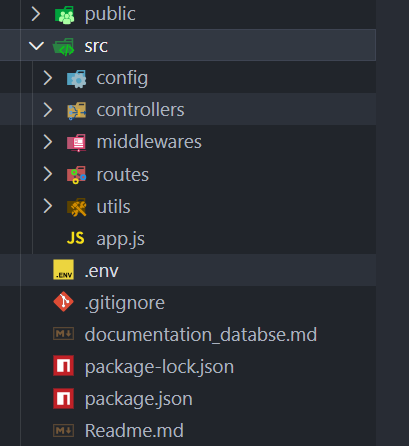 Struktur backend dasar sebelum masuk ke fitur bisnis.