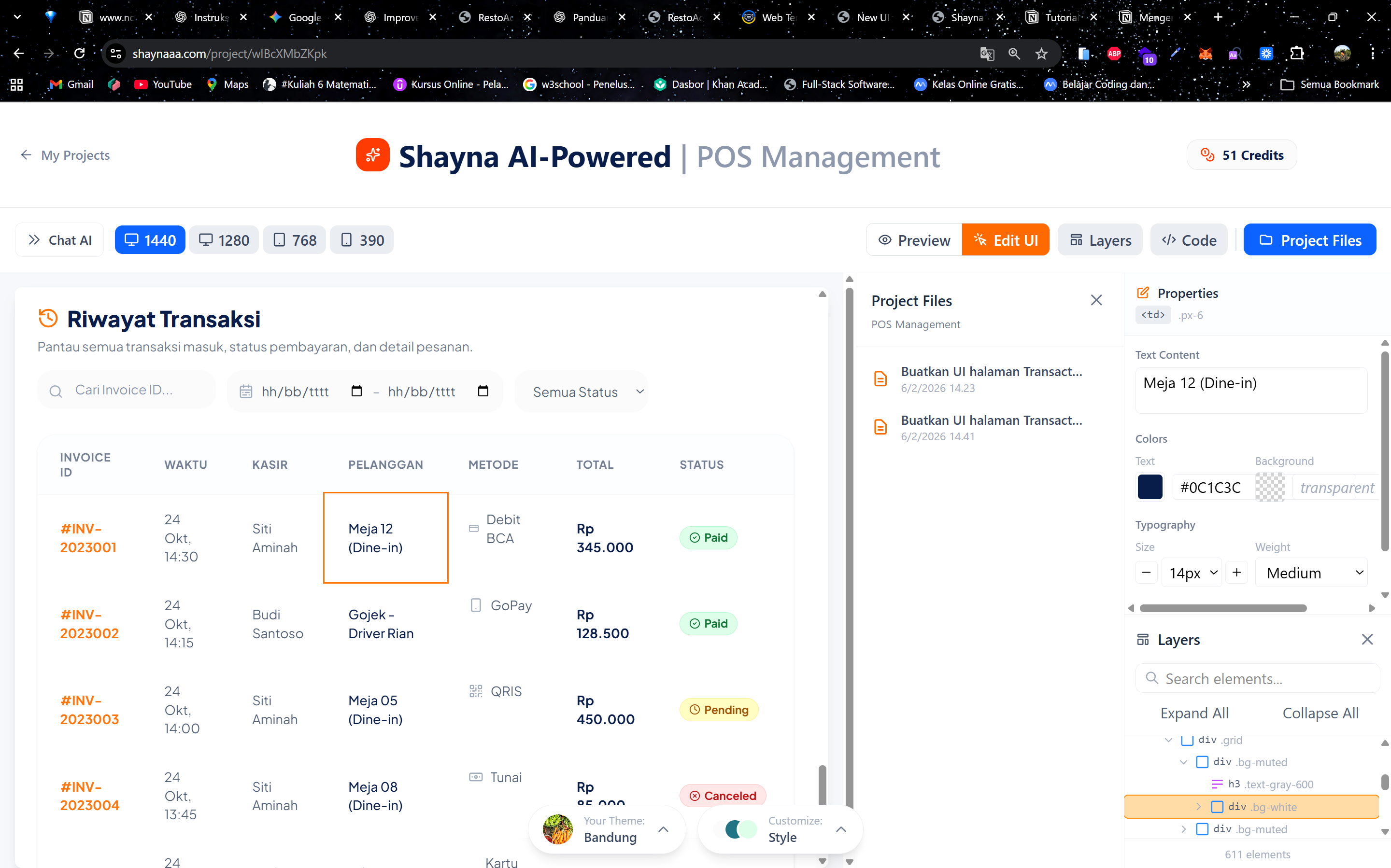 Shayna AI-Powered Dashboard Generator - Google Chrome 06_02_2026 17.14.31.png