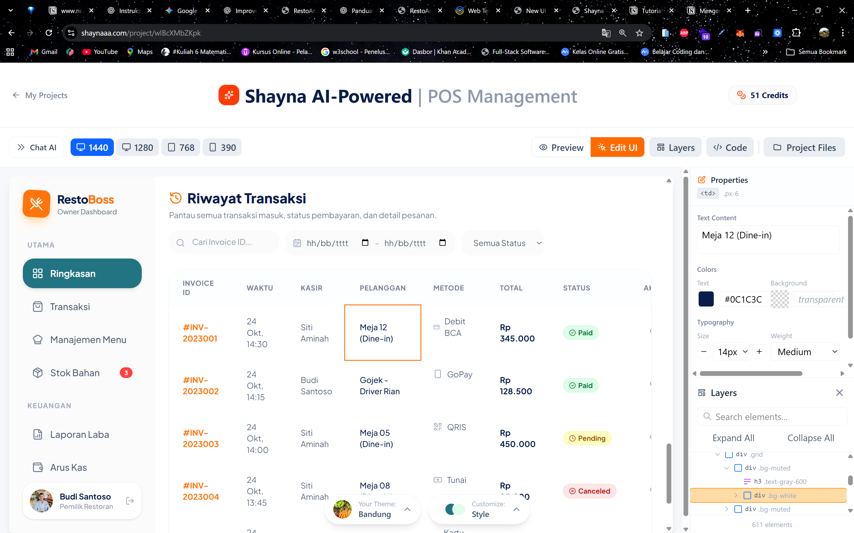 Shayna AI-Powered Dashboard Generator - Google Chrome 06_02_2026 17.11.16.png