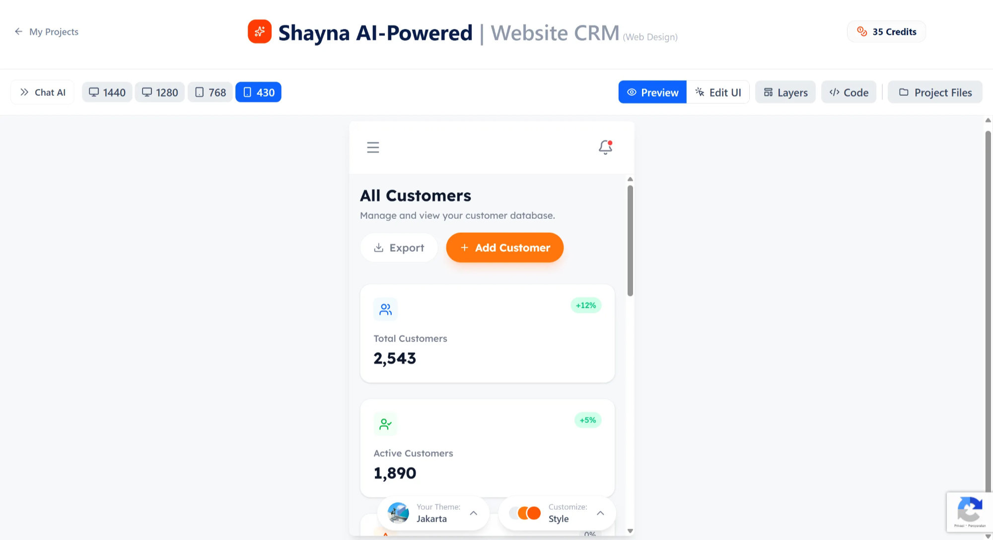 Cek responsive di mobile mode