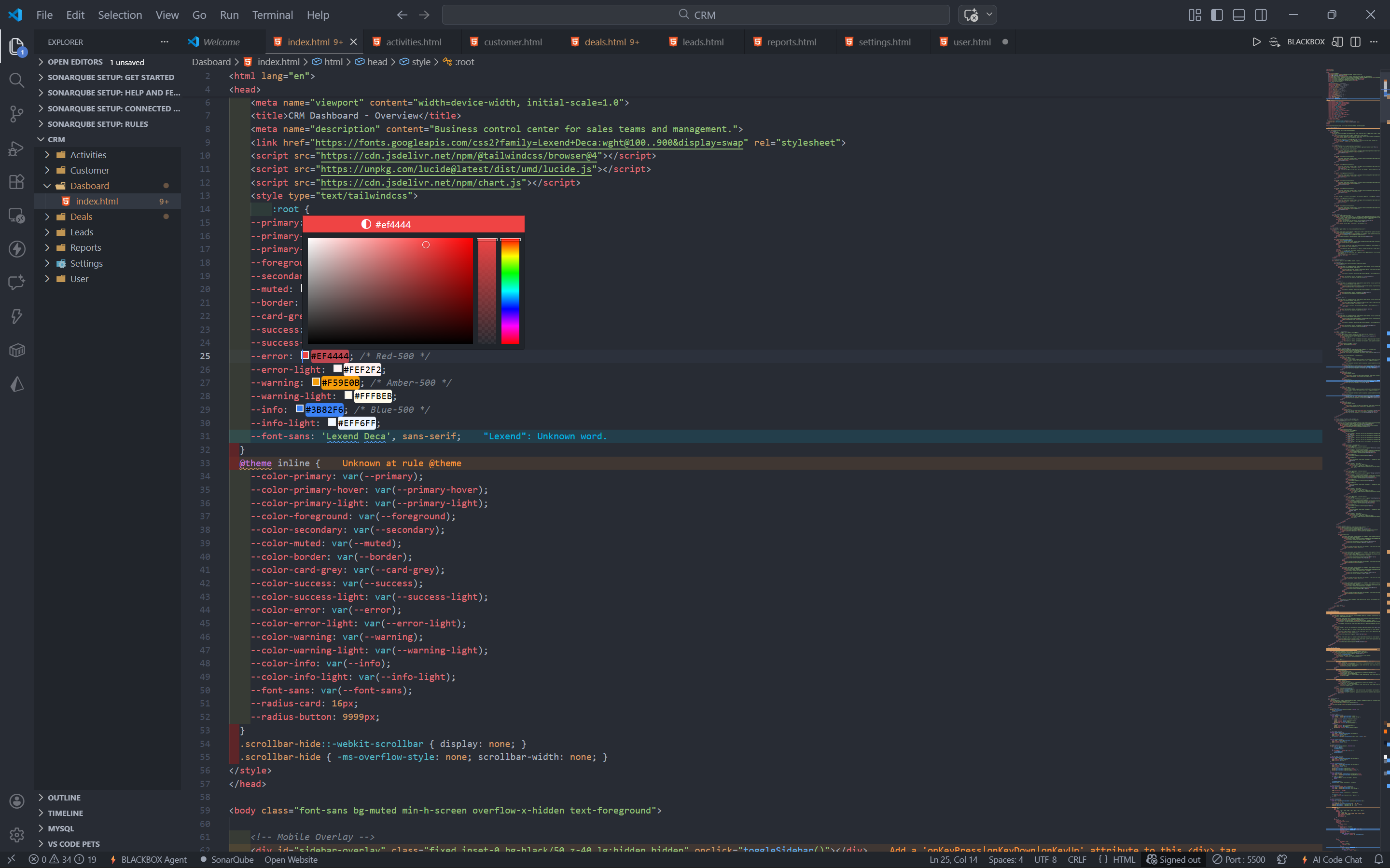 Paste code ke file Deals.html
