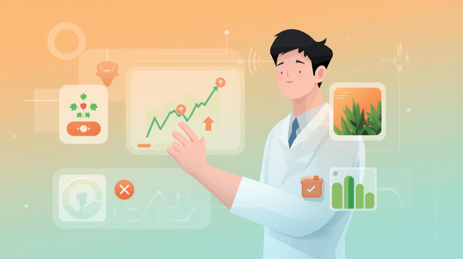 Klasifikasi Citra: Dashboard status kesehatan tanaman.