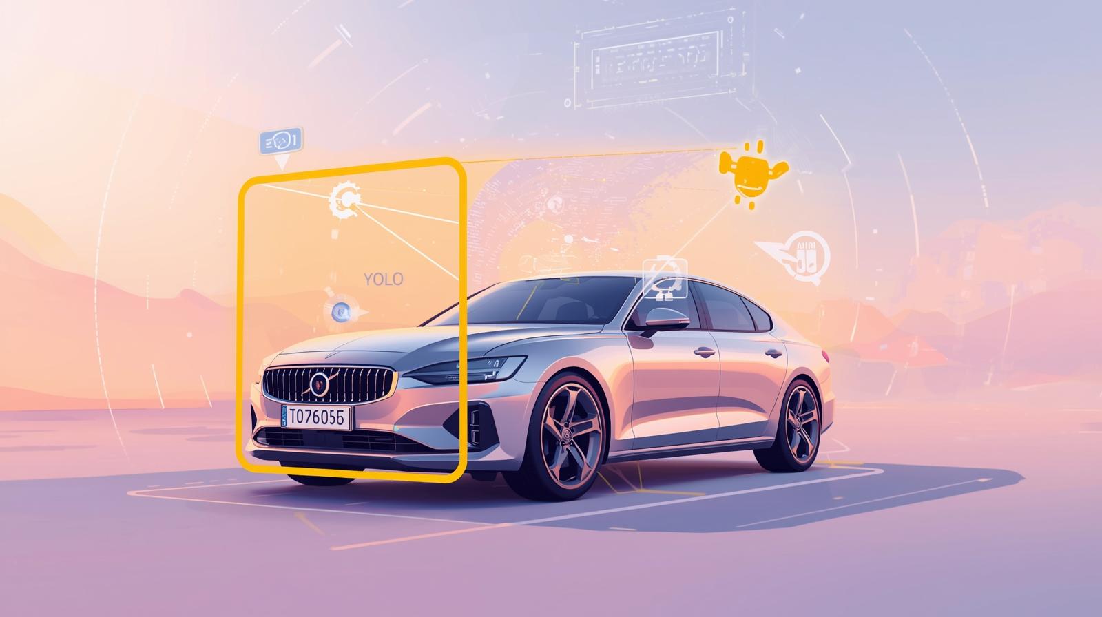 OCR + YOLO: Baca teks plat nomor kendaraan otomatis.