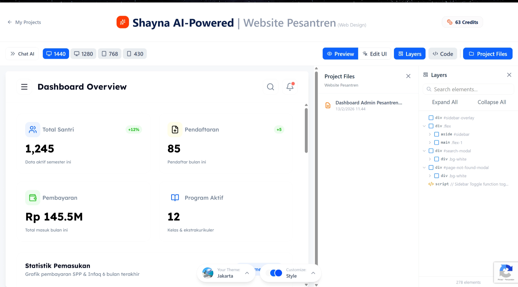 Shayna AI-Powered Dashboard Generator - Google Chrome 13_02_2026 11.51.14.png
