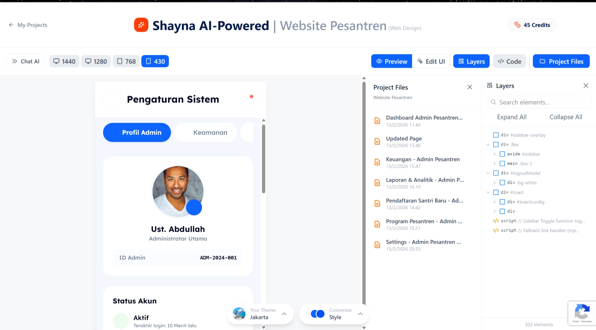 Shayna AI-Powered Dashboard Generator - Google Chrome 16_02_2026 00.28.00.png