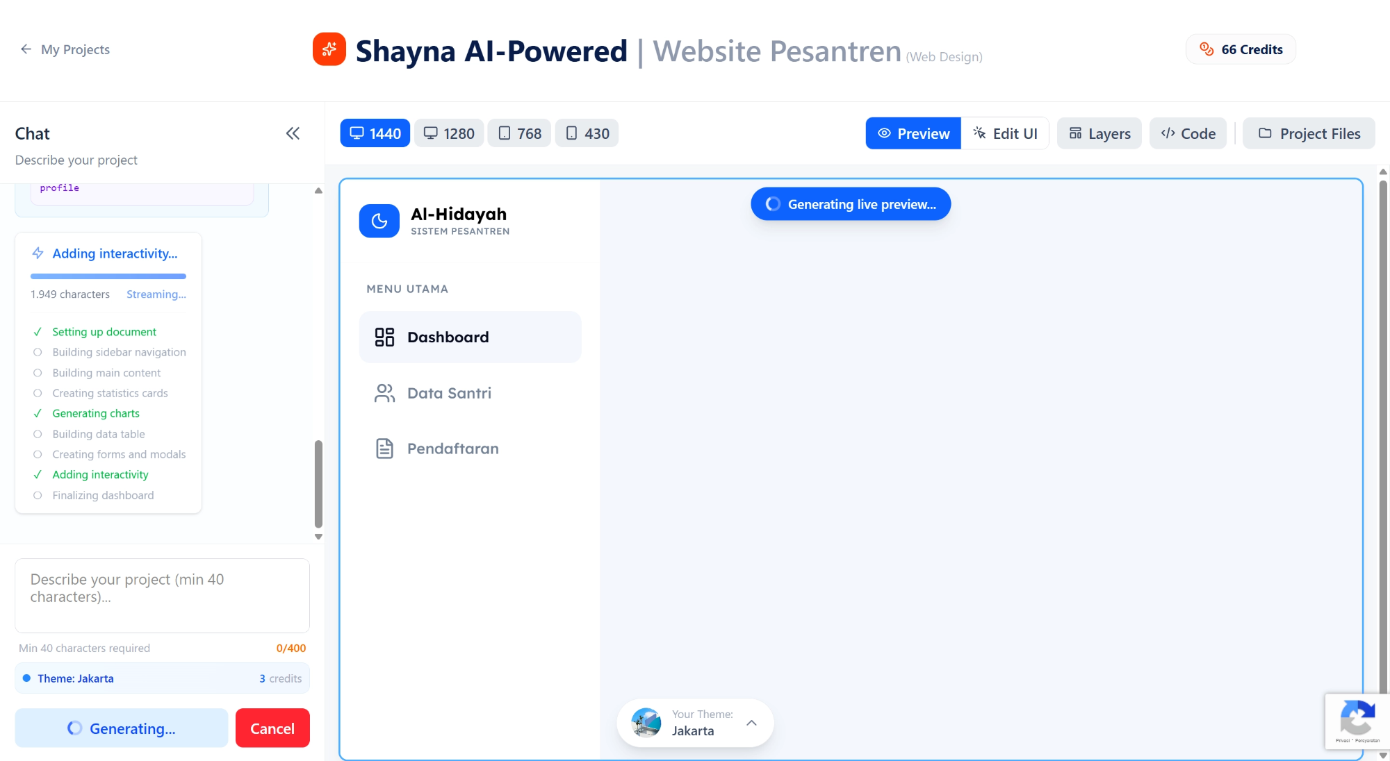 Shayna AI-Powered Dashboard Generator - Google Chrome 13_02_2026 11.43.22.png