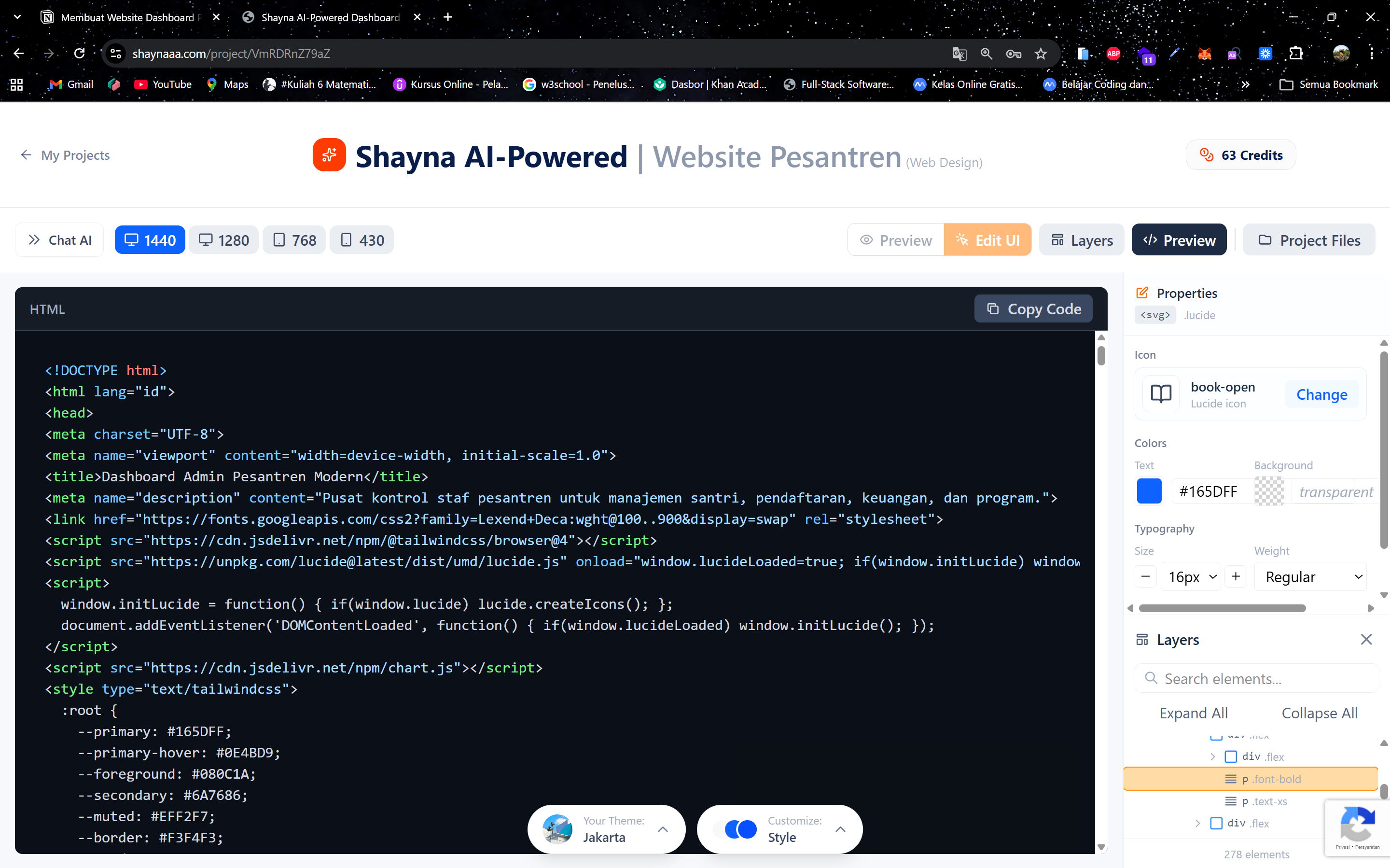 Shayna AI-Powered Dashboard Generator - Google Chrome 13_02_2026 11.58.05.png