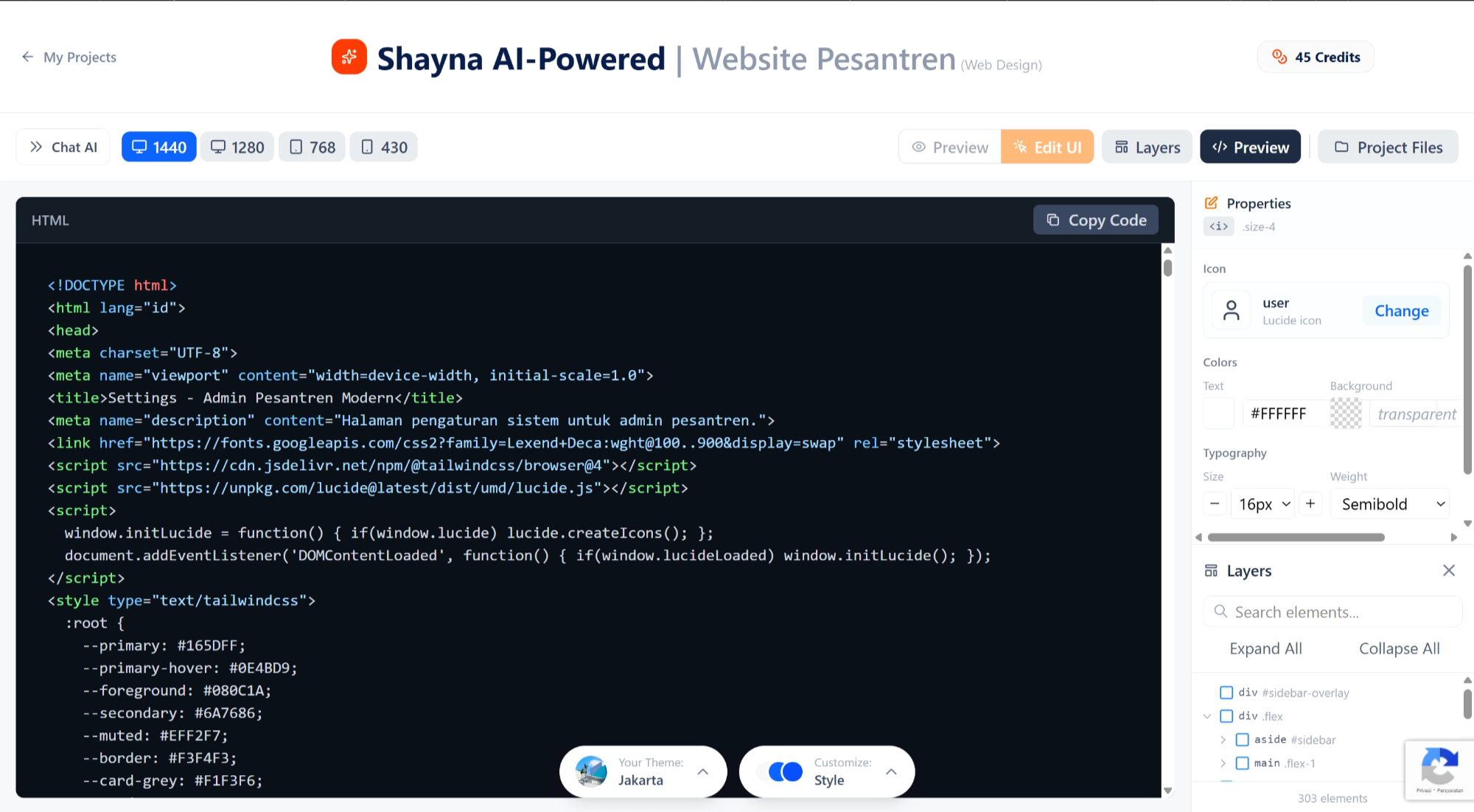 Shayna AI-Powered Dashboard Generator - Google Chrome 16_02_2026 00.29.27.png