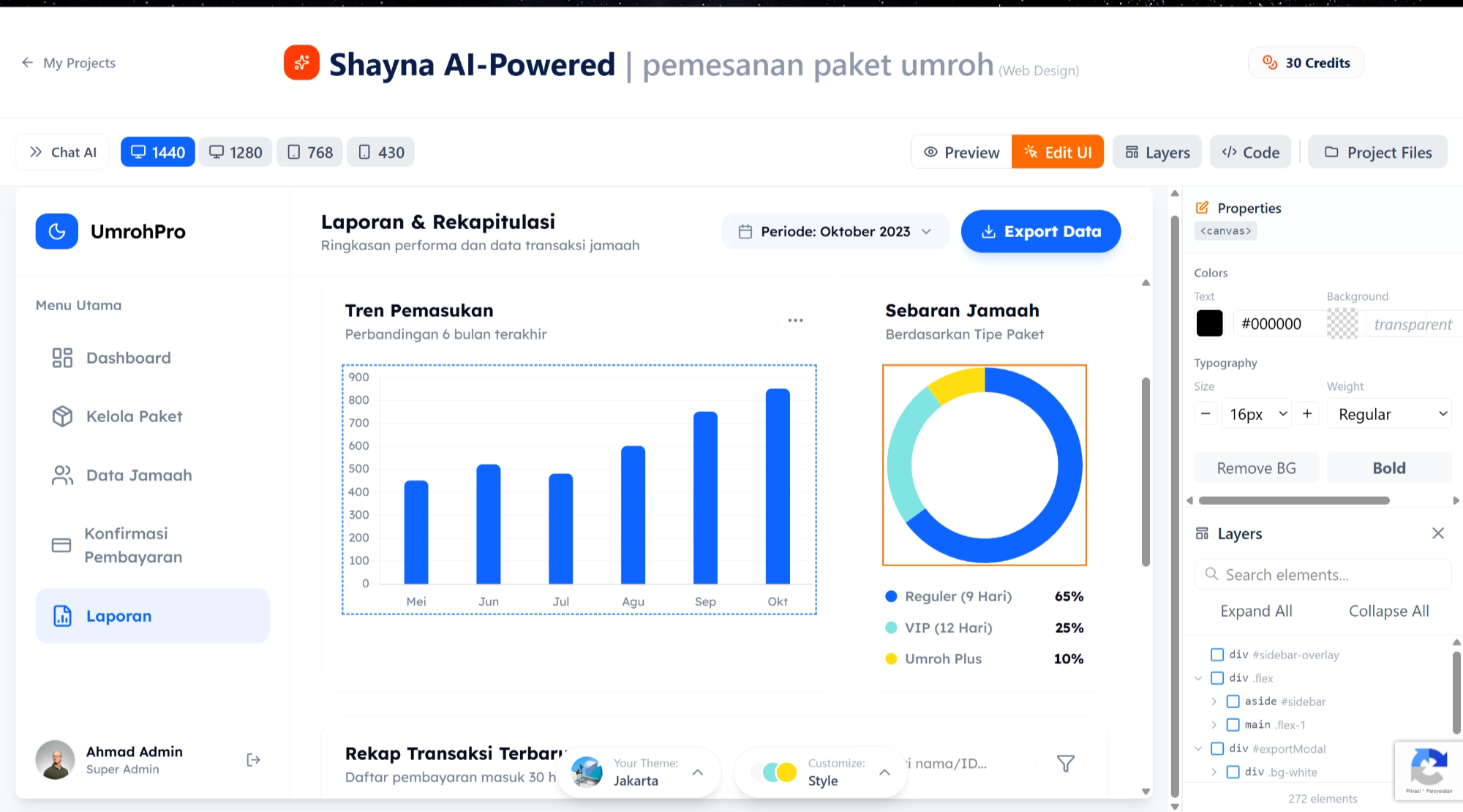 Shayna AI-Powered Dashboard Generator - Google Chrome 20_02_2026 09.24.52.png