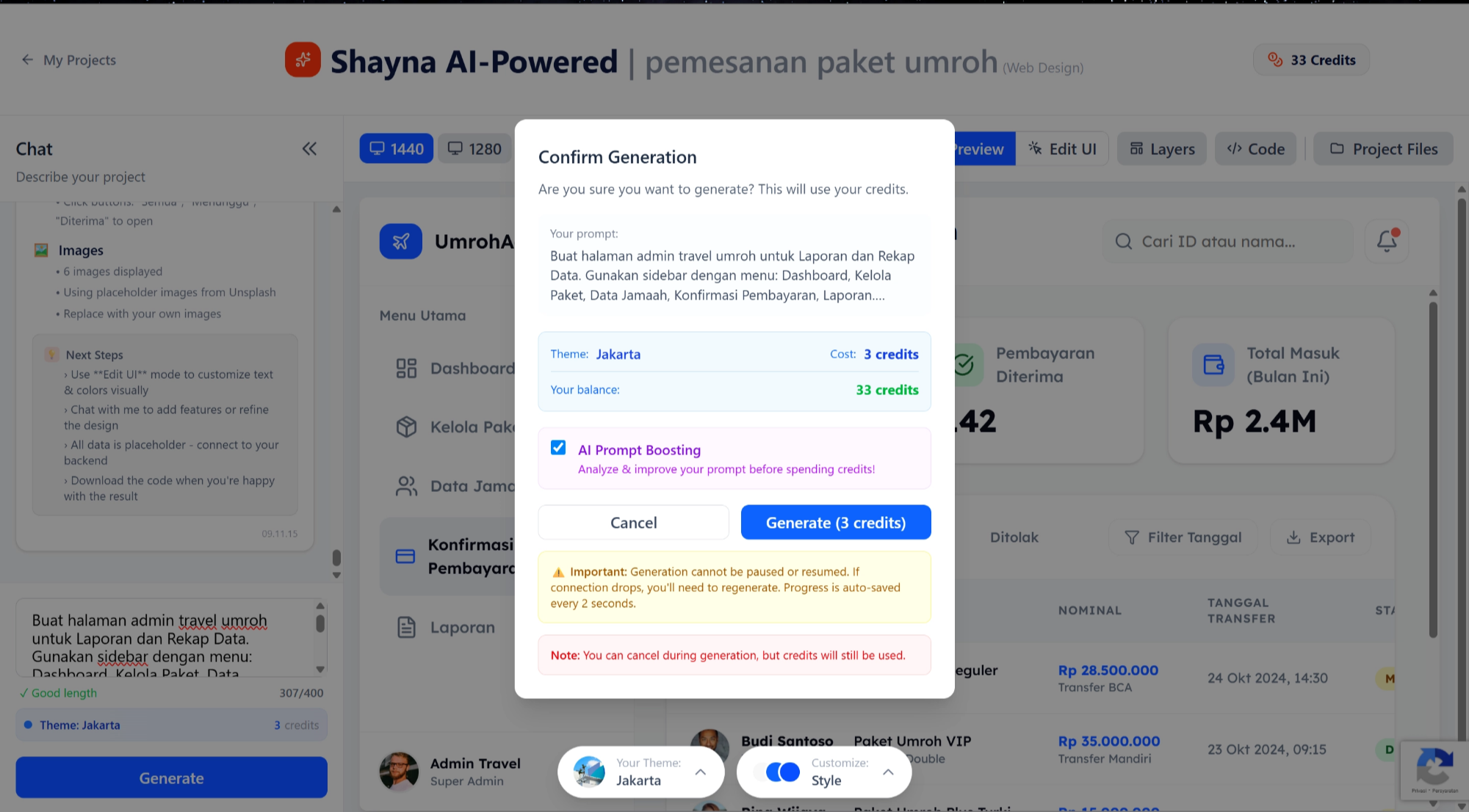 Shayna AI-Powered Dashboard Generator - Google Chrome 20_02_2026 09.16.21.png
