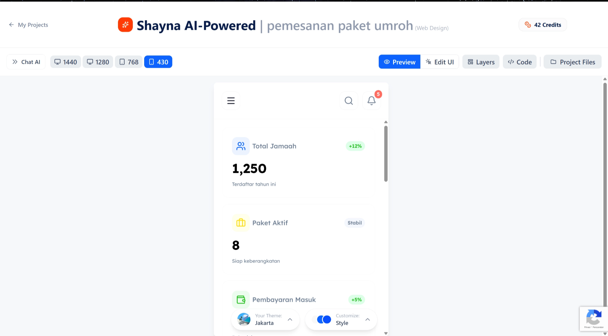 Shayna AI-Powered Dashboard Generator - Google Chrome 19_02_2026 14.54.34.png