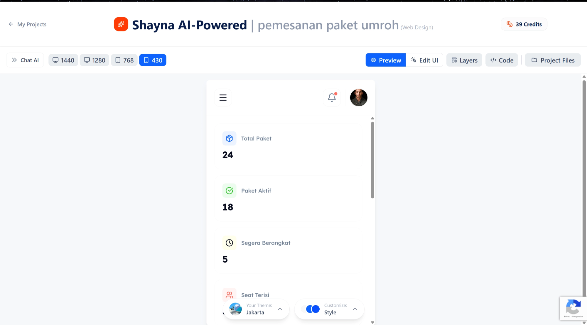 Shayna AI-Powered Dashboard Generator - Google Chrome 19_02_2026 15.02.28.png