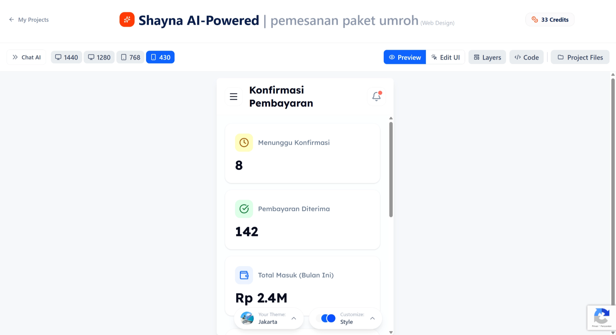 Shayna AI-Powered Dashboard Generator - Google Chrome 20_02_2026 09.11.53.png