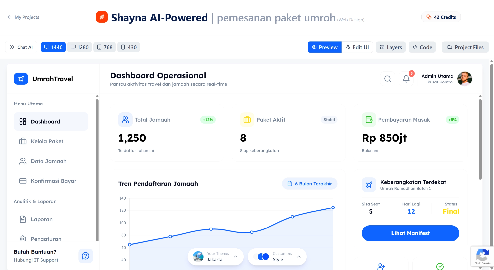 Shayna AI-Powered Dashboard Generator - Google Chrome 19_02_2026 14.54.34.png