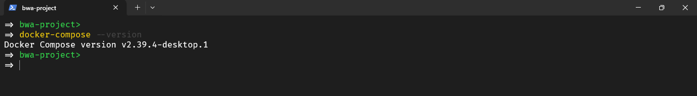 Docker Compose Version