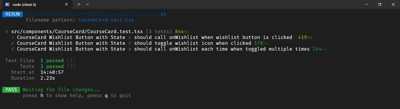 Test Button State Change