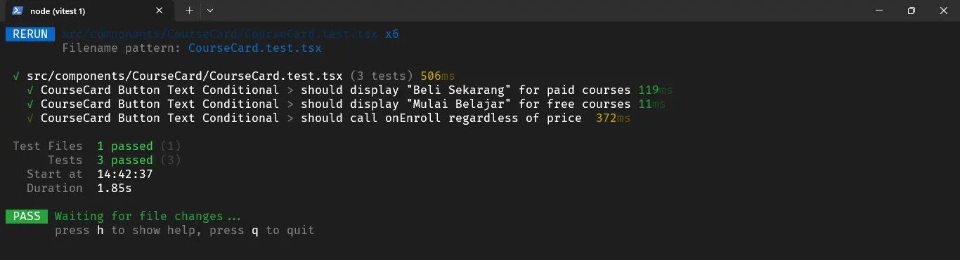 Test Button Text Conditional