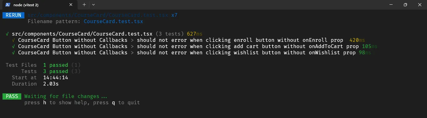 Test Button Tanpa Callback