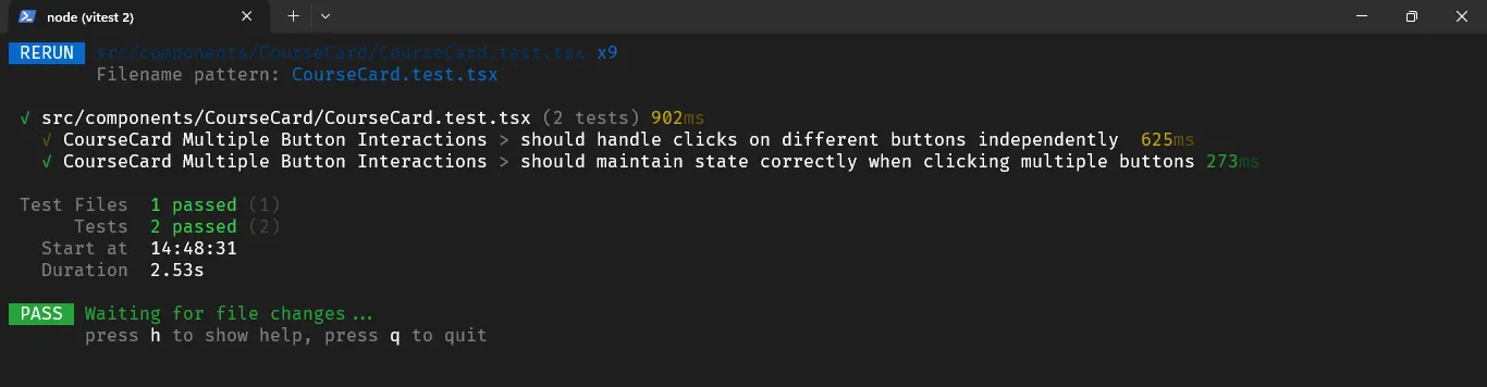 Test Multiple Button