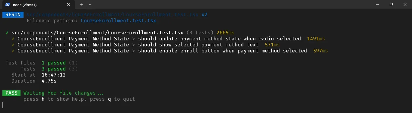Test Radio Button State