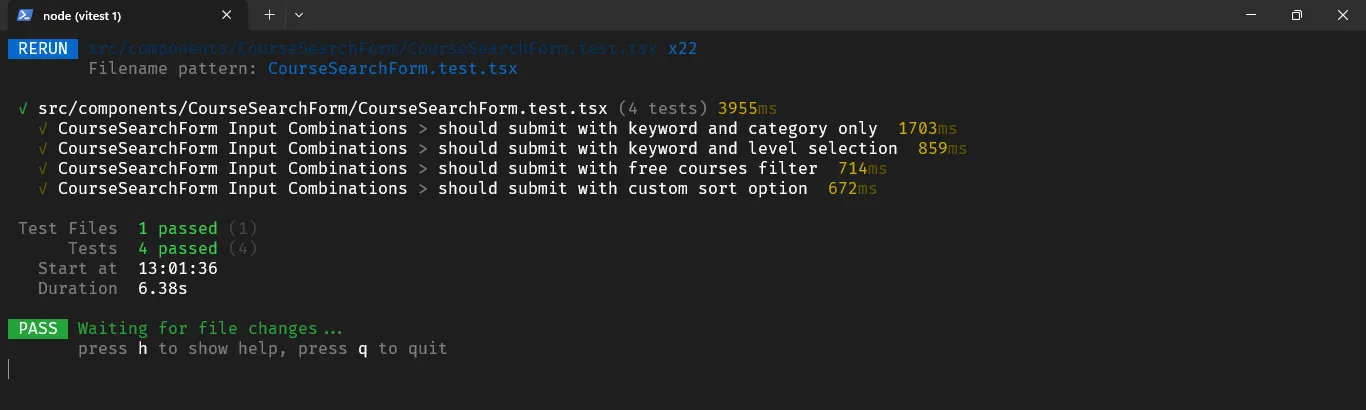 Test Different Input Combinations